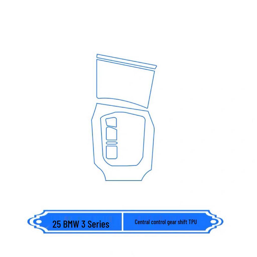 Fits 25 BMW 3 Series Models: Interior Film, Console Shift Lever Film, and Instrument Navigation Screen Protector.