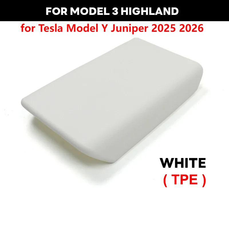 For New Tesla Model Y Juniper 2026 Armrest Box Cover Anti-Scratch Protector Model 3 Highland Center Console Glasses Storage Tray