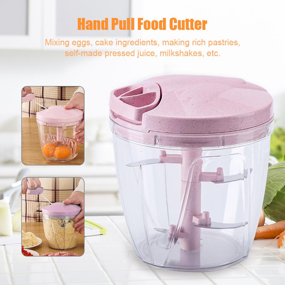Manual Fruit Vegetable Chopper Hand Pull Food Cutter Grinder Home Kitchen Gadget Manual Fruit Vegetable Chopper Hand Pull Food Cutter Grinder Home Kitchen Gadget