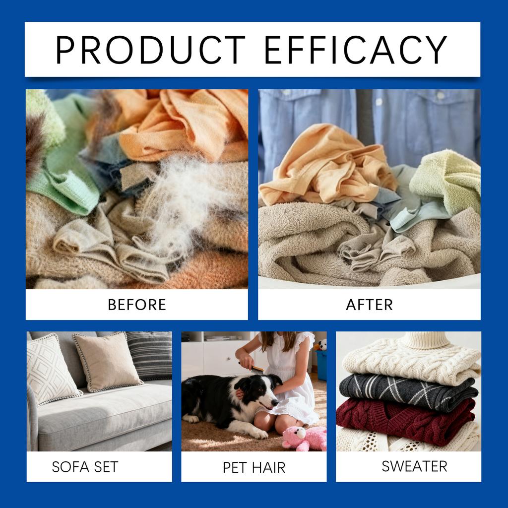 Кульки для видалення шерсті домашніх тварин для чищення шерсті тварин та одягу. Зручні та портативні кульки для чищення для домашнього використання.