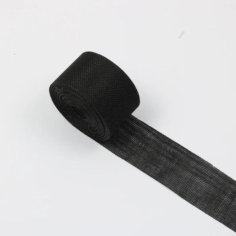 10M DIY Rustic Jute Ribbon Colorful Woven Linen Ribbon Burlap Hemp Fabric Hessian Hemp Cloth Christmas Wedding Decor linen rolls