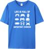 Life is Full of Important Choices Video Funny T Shirt Games Gamer Player Tops Tees for Men Clothes