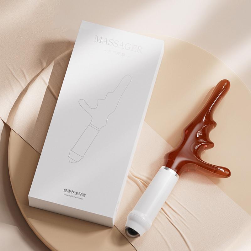 T Akupressur Fußmassagegerät Daumenfinger Druck Auslösepunkt Entspannung Linderung Ganzkörper Tief Handheld Massage Füße Bein Werkzeug