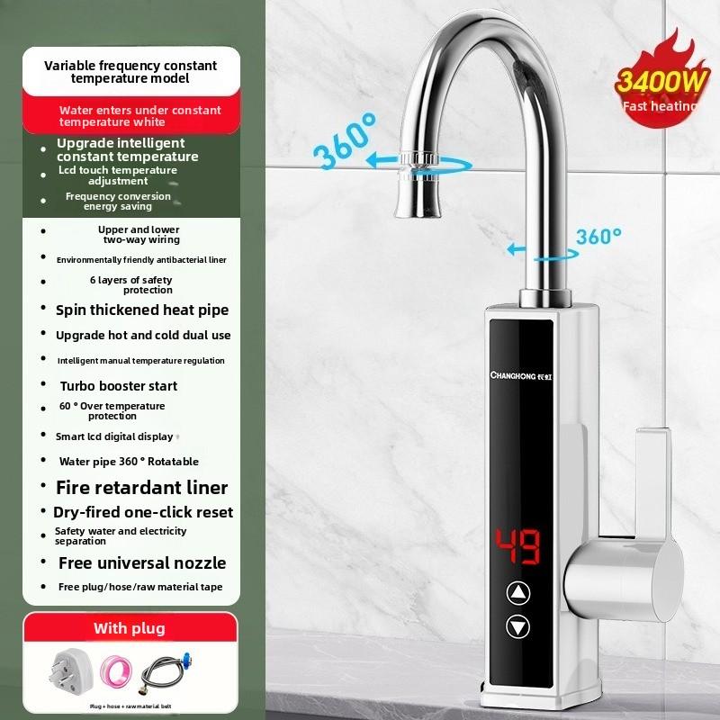 Electric Faucet Heater Quick Heating Instant Hot and Cold Dual-purpose Kitchen Household New Water Heater