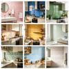 2Pcs 3D Mosaic Tile Sticker, 11.8 x 11.8 Inch Removable Wallpaper Tile, 3D Self Adhesive Wall Tiles, Bathroom Wall Tiles for Kitchen Backsplash, PVC