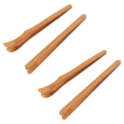 Fruits Bacon Bamboo Clamp Cooking Kitchen Gripper Food Tongs Tea Tweezer Toast Clip