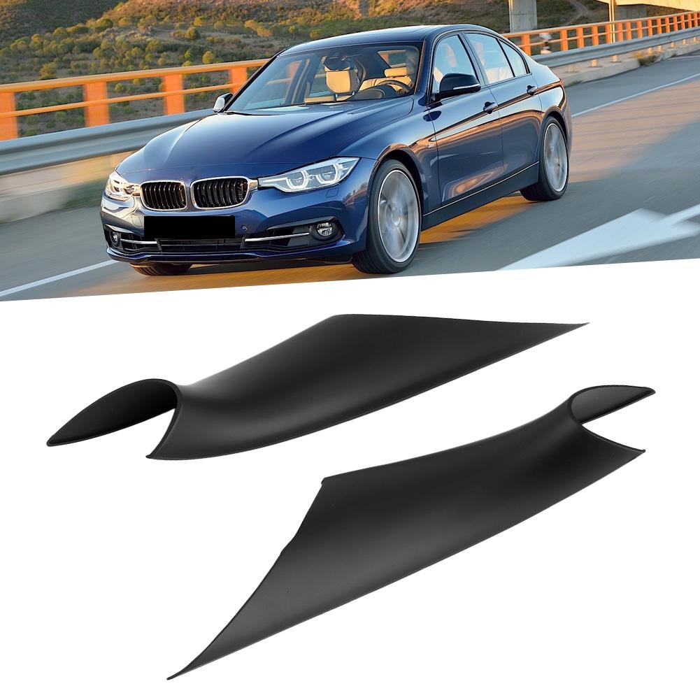 2pcs Car Interior Door Pull Handle Cover Trim Matte Black Fit for 3 Series 4 Series F30 F80 F82 F33