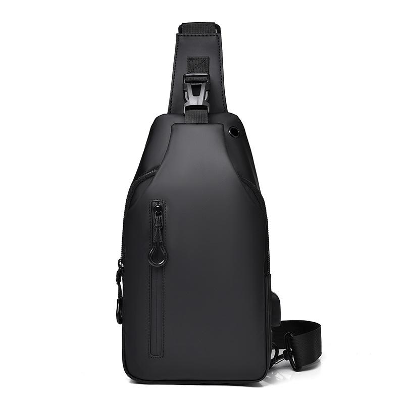 Men's Chest Bag Large Capacity Single-shoulder Crossbody Bag Casual Hanging Bag Waterproof Outdoor Travel Backpack Fashionable Men's Bag