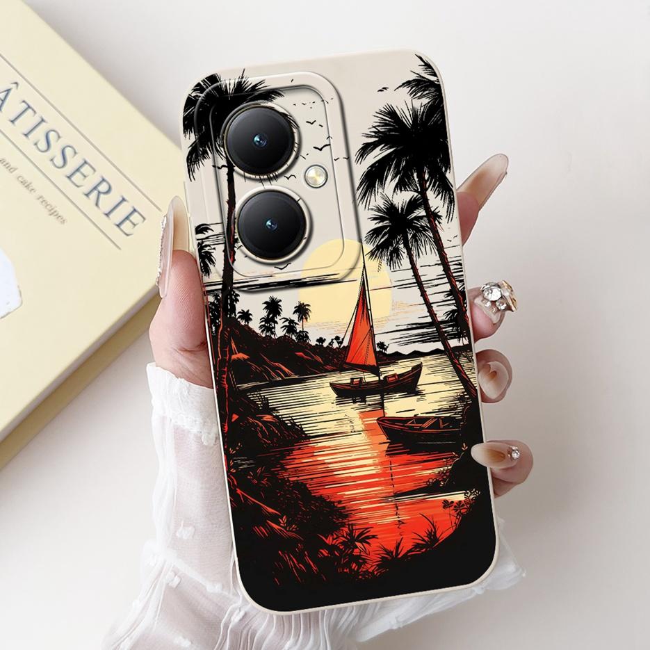 Für Xiaomi Redmi 13C 5G Hülle Luxus Blumen Cartoon Hülle Weiche TPU Matte Handyhülle Für Xiaomi Redmi 13R Redmi13C 5G Fundas Taschen