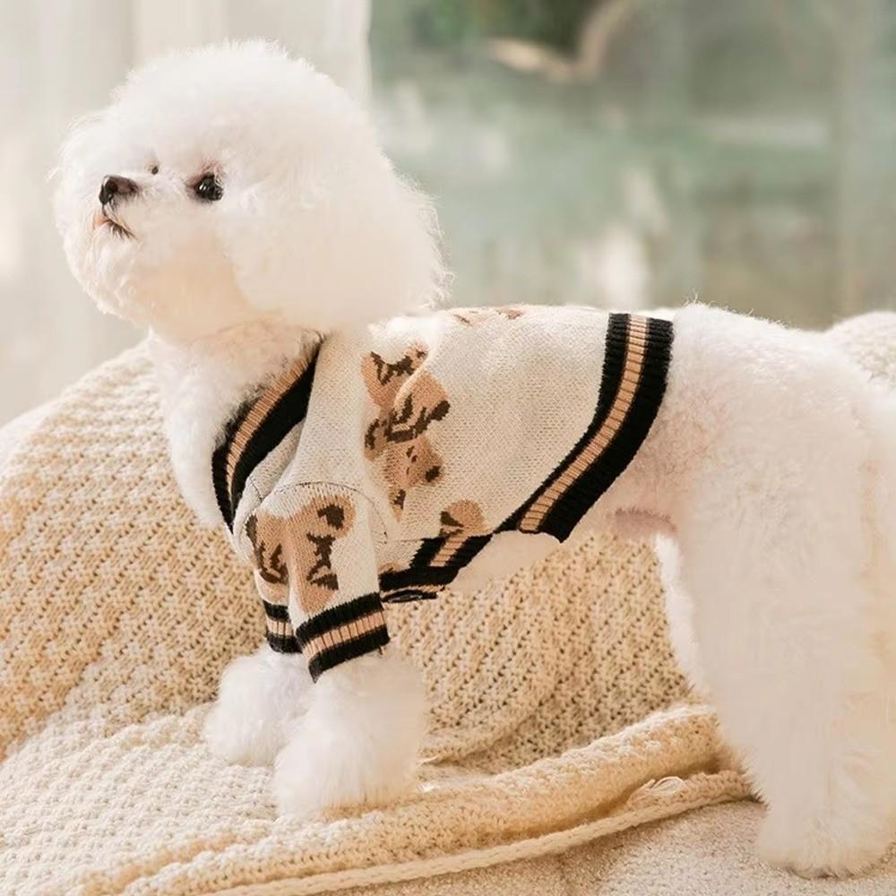 Warm Pet Dog Clothes Knitted Dog Winter Clothes  for Small Medium Dogs Chihuahua Puppy Pet