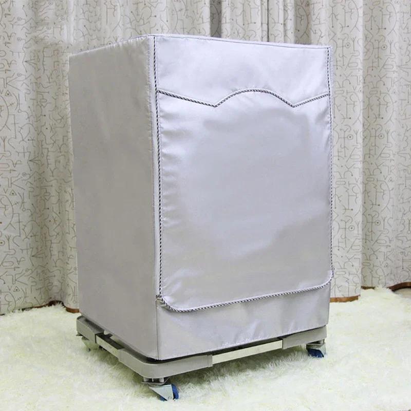 Sunscreen Dust Proof Cover Washing Machine Cover Waterproof Case Washing Machine Protective Dust Front Load Wash Dryer 4 Sizes