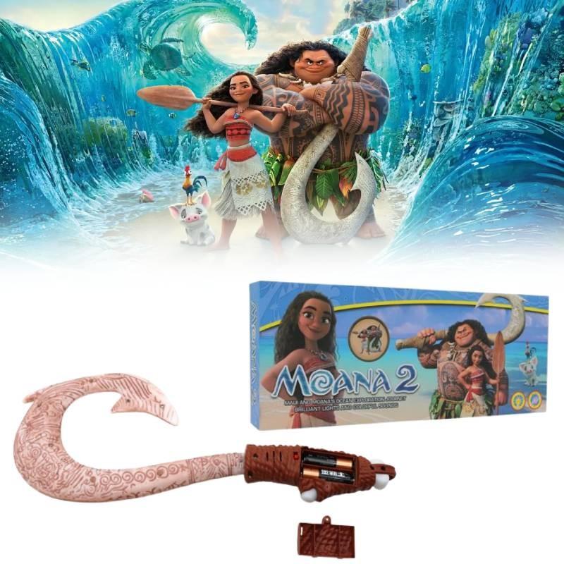 Moana Fischhaken Rute Anime Peripherie Cosplay Requisite Spielzeug Modell Geschenk Dekoration
