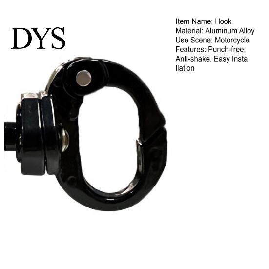 Electric Scooter Hook Motorcycle Universal Punch-free Anti-shake Steady Modification Aluminum Alloy Hanger Front for Outdoor