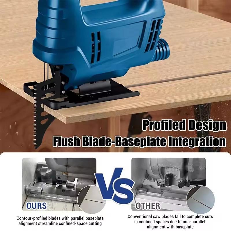 1Pc T142Hb Jigsaw Blade Saw Blades T Shank Flush Cut Replaceable Jigsaw Blade Wood Fiberboard Blades High Precision Cut Tool