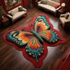 Motýlí podložka na podlahu Absorpční koupelnová podložka Protiskluzový dekorativní motýlí kobereček do sprchy, ložnice, obývacího pokoje, na balkon, ke vchodu
