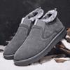New Mens Winter Shoes Warm Fleece Non Slip Outdoor Casual Lined Booties Slip On Winter Boots Snow Shoes for Men