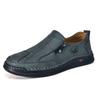 2025 Sommerschuhe für Herren Neue Lässige Lederschuhe Herren Low-Top Loafer Handgenäht Große Größen 39-48 Leichte Sneaker für Herren