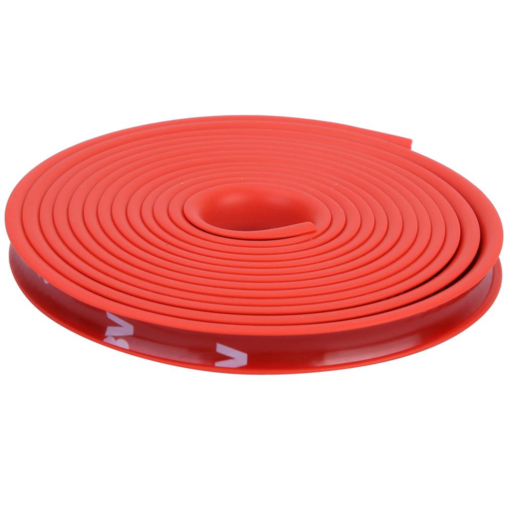 Waterproof Anti collision Rubber Protection Cover Strip for Xiaomi Electric Scooter(Red)