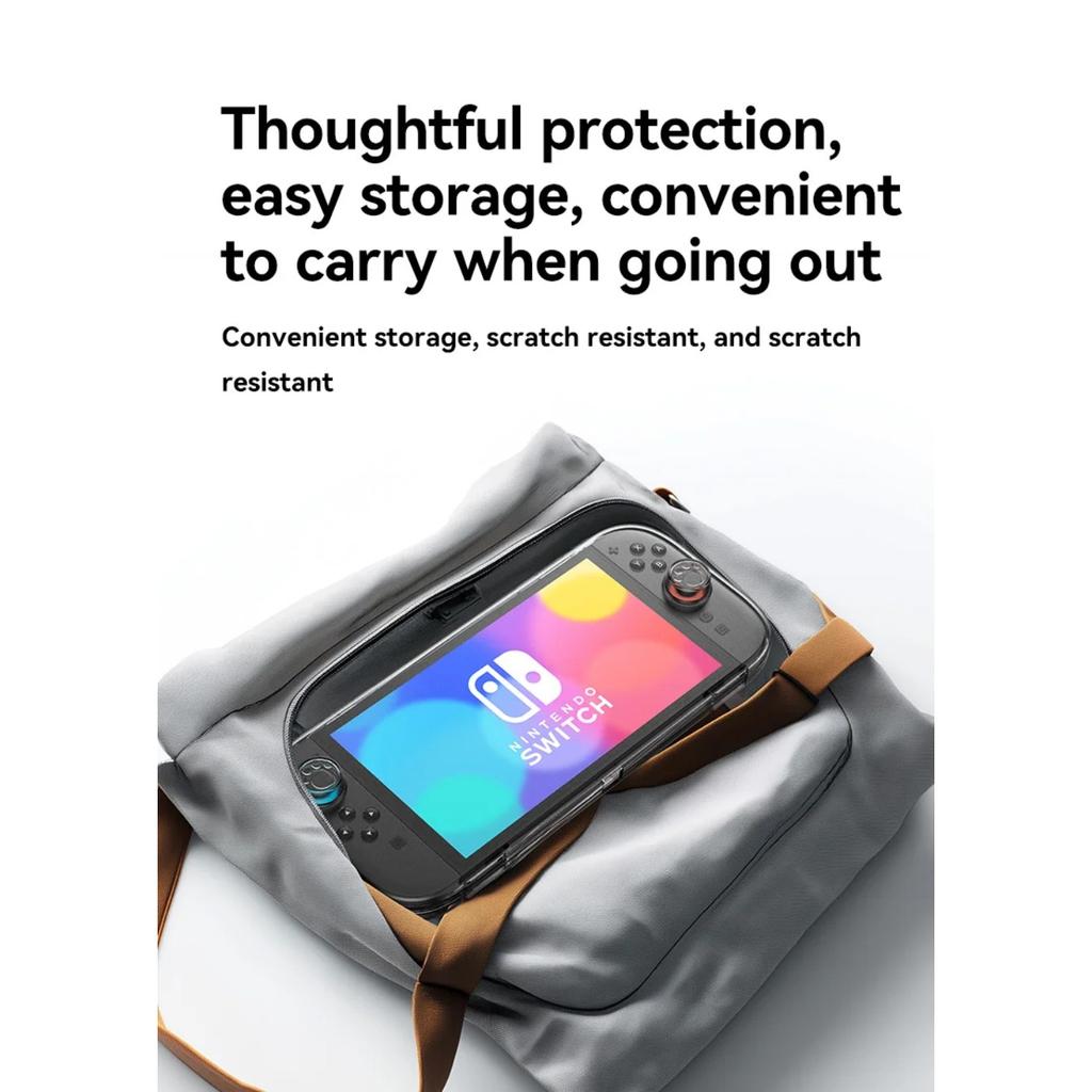 ABS Matte Translucent Hard Protective Shell Case for Switch 2 Console & Controller Cases with Game Card Slots & Charging Port