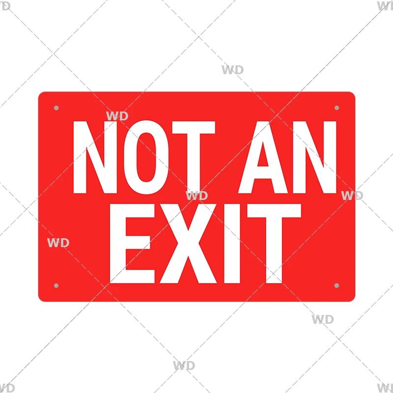 Verkehrssicherheit Notausgang Geschwindigkeitsbegrenzung Parkplatz Blechschild Retro Straßentür Gartenzaun Schilder 8x12 Zoll Metallschild Dekoration