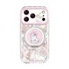 Cute rabbit for iphone16promax iPhone case 17 rotating bracket 15 new 14 girls 12