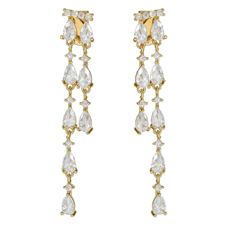 

Sparkling Embellished Ear Clip For Freeclip 2 Headphones Charm Stable Fit And Elegant Styles For Everyday Enjoyment золотий