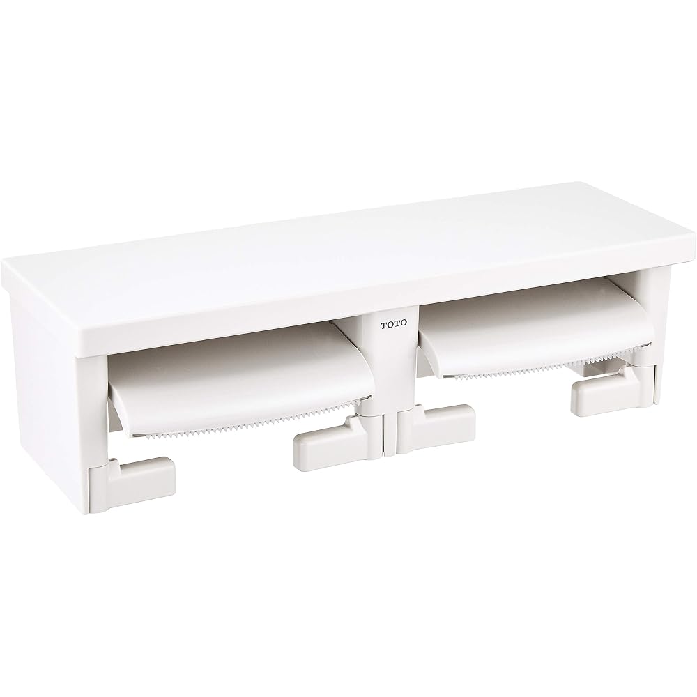 TOTO YH650 Double Cigarette Roll Flat Shelf (Resin) White Gray #NG2