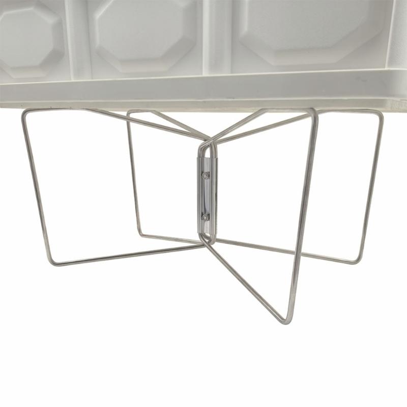 Rustproof Camping Box Support Frame Folding Stabilizers Base with Nonslip Pad Portable Storage Stand for Outdoor