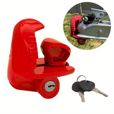 Universal Type Car Yacht Marine Trailer Hitch Lock, Anti-theft Lock, Hitch Device Connection Lock Trailer Assembly Towing Anti-theft Lock
