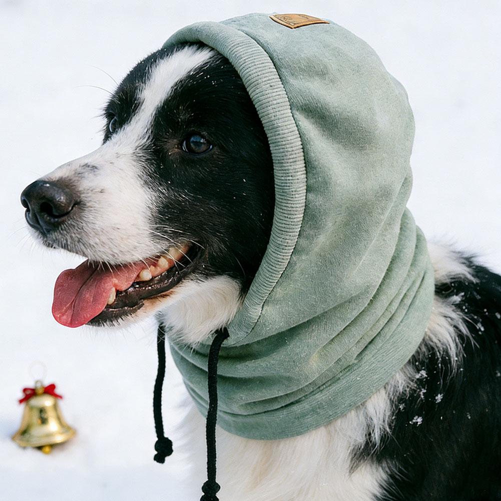 1Pc Pet Dog Warm Hat Anti Cold Calming Earmuffs Noise Proof Hat Autumn Winter Universal Pet Hoodie Headgear Windproof Hat