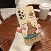 Capybara Cute Clear Soft Phone Case For Samsung Galaxy A56 A57 A37 A55 A54 A36 A35 A26 A25 A16 A17 A07 A52 A34 A73 A53 A21 Cover
