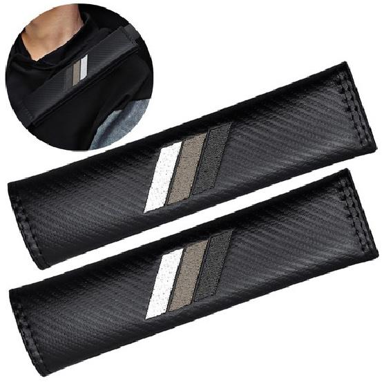 2pcs for Toyota Camry Accessories Retro Color Soft Seat Belt Shoulder Pad Cover серый