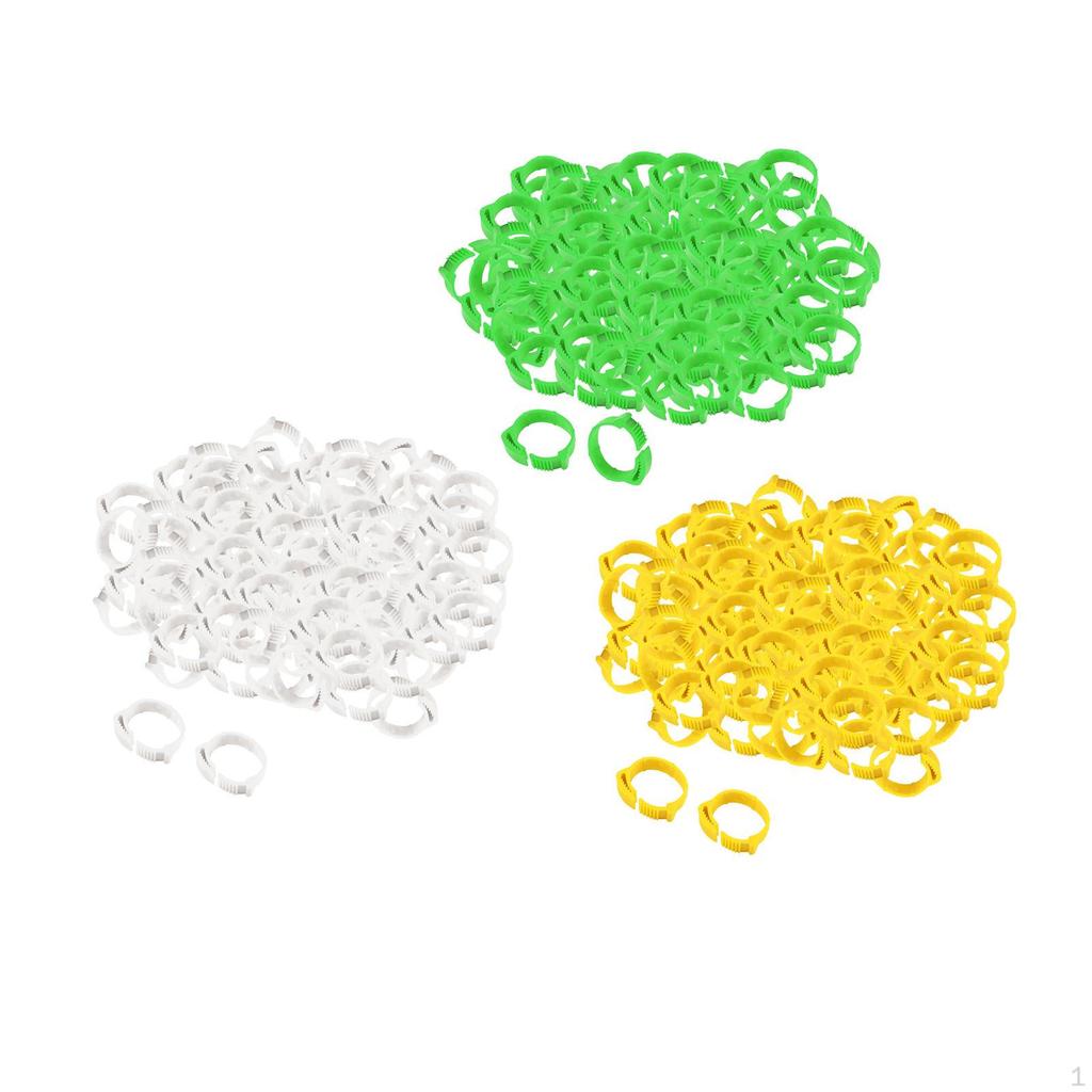 300x Rings 001 Duck Poultry Leg Band Clips