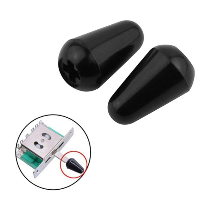 5×Guitar Switch Tip 3/5 Way Toggle Switch Knob Tip Cap Plastic for Electric Guitar Plastic Electric Guitar Accessories