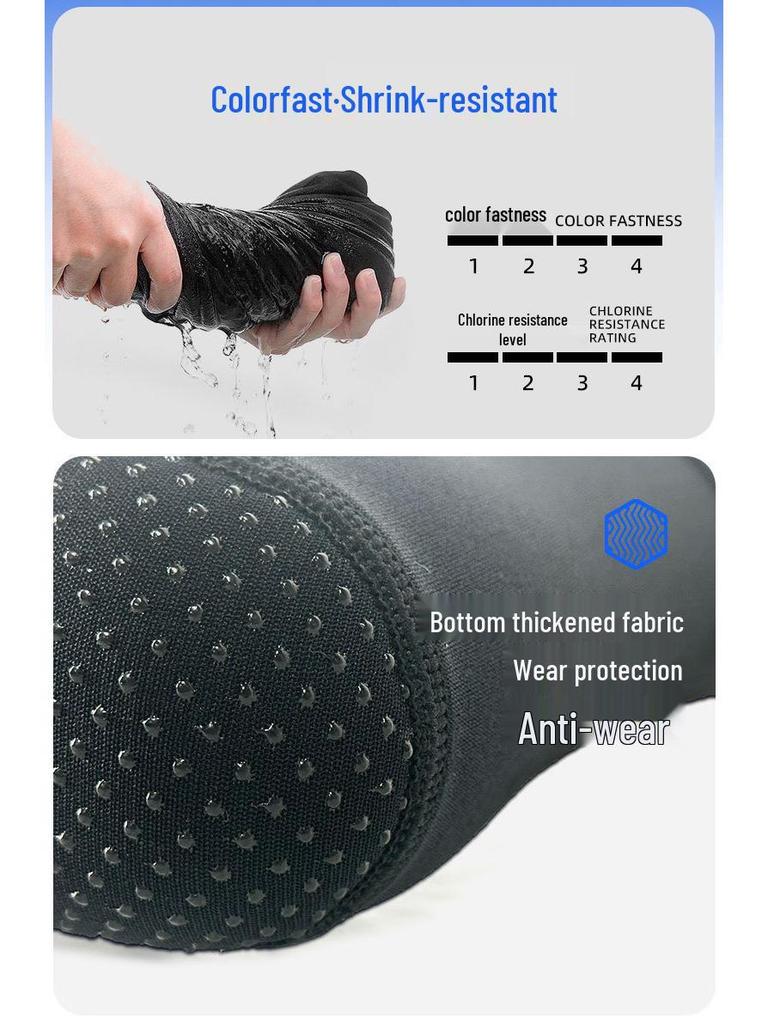 3mm Warm Scuba Diving Socks: Anti-Slip, Wear-Resistant, Ankle Support, Comfortable, Extra Large for Cold Weather Swimming