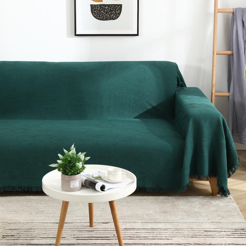 

Диван-полотенце, ткань с полным покрытием, подушка для дивана, полностью покрытый чехол, скандинавское одеяло для дивана, синель, универсальное на четыре сезона 90*90cm