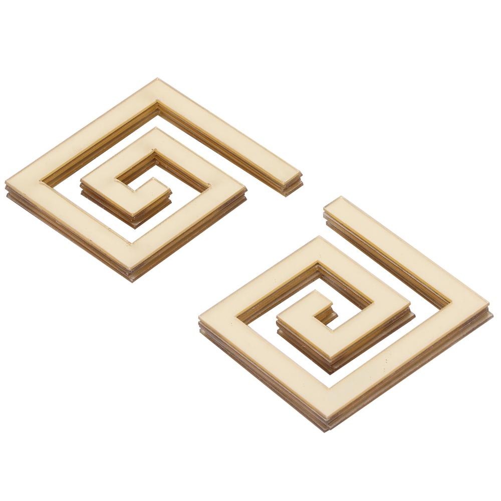 10Pcs 3D Acrylic Wall Decor Acrylic 3D Wall Sticker Stylish Mirror Wall Sticker  DIY Decoration