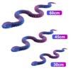 3D Printed Flexible Viper Snake Model – Art Decor, Multiple Colors & Sizes (30cm/40cm/60cm) Perfect for Home and Office Décor.