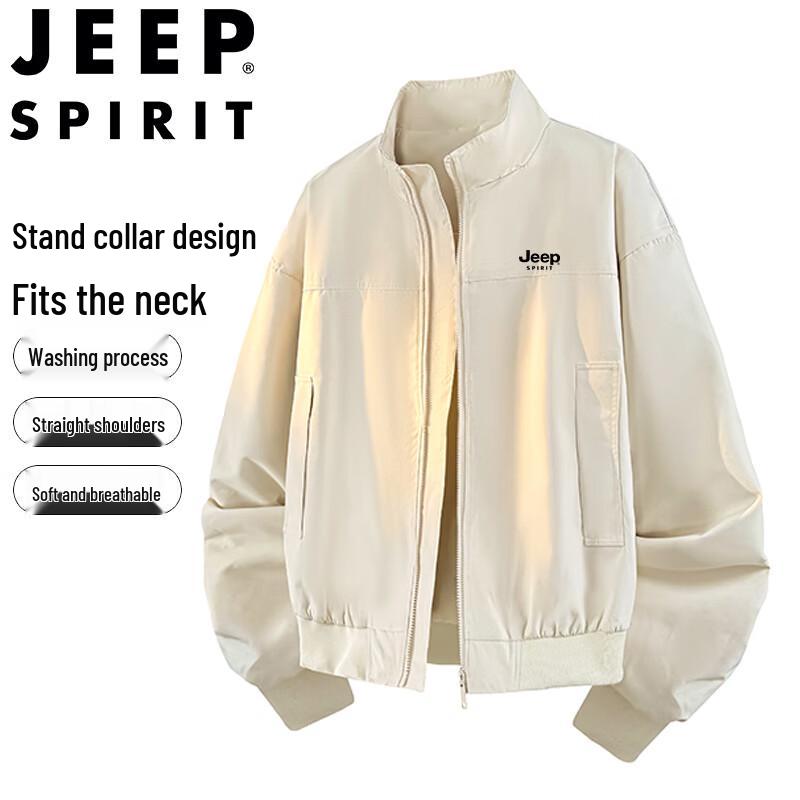 JEEP SPIRIT Men's Stand Collar Jacket