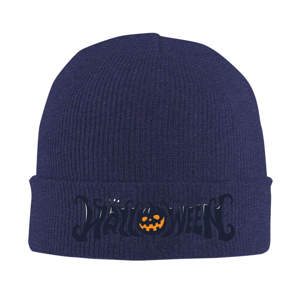 

Happy Halloween Warm Knitted Cap Hip Hop Bonnet Hat Autumn Winter Outdoor Beanies Hats for Men Women Adult One Size
