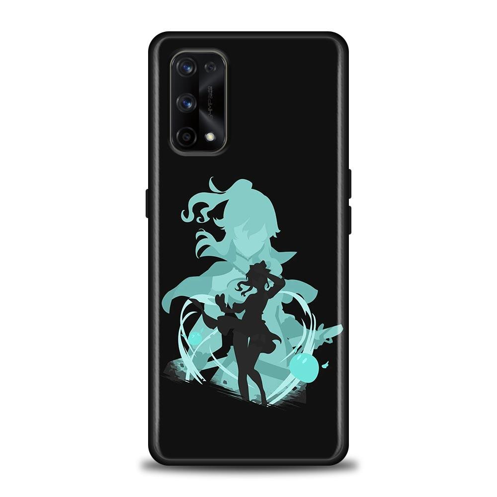 Husă de Telefon Anime Genshin Impact Pentru Oppo Realme 8i 8 9 7 6 5 Pro 9i 7i 5i 6i XT 5G Huse Acoperire Moale din Silicon Realme 8Pro