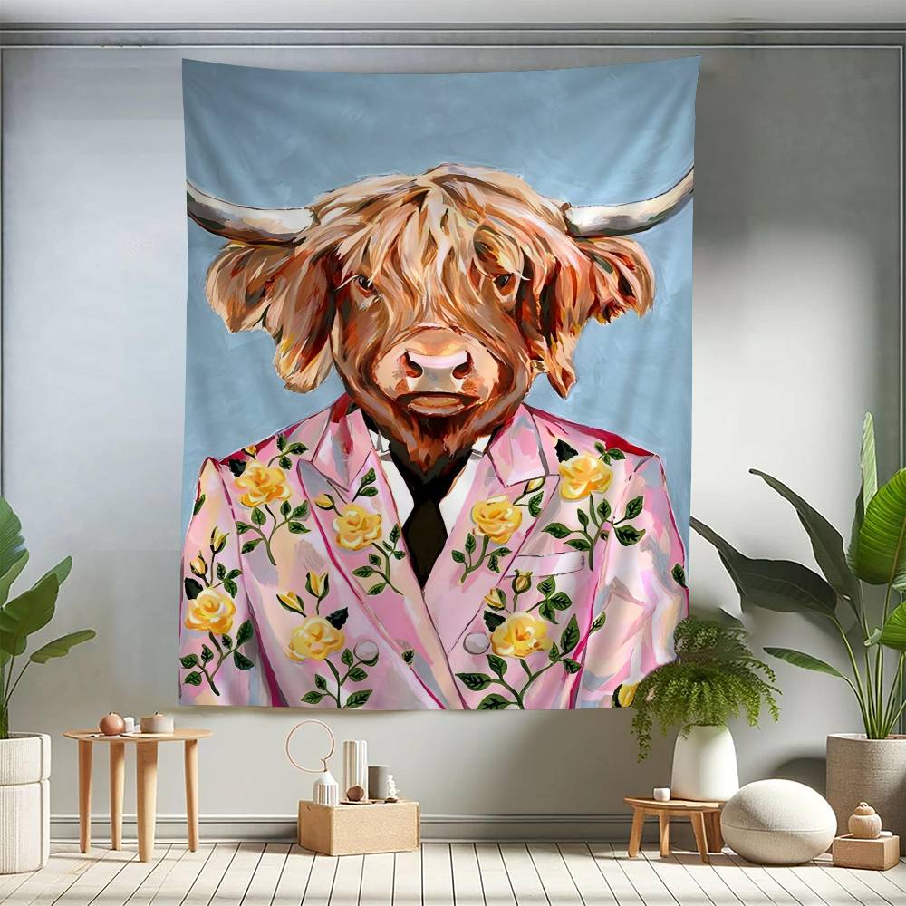 Heather Perry Art DIY Wall Tapestry Hippie Flower Wall Carpets Dorm Decor Wall Art Decor