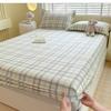 Baumwolle Bedruckte Spannbettlaken für Zuhause Bett Staubdichte Schutzhülle Einzel Doppel Queen King Bett Matratzenbezug