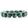 Green Tiger Eye 14mm Prayer Beads Bracelet Natural Stone Power Stone Money Luck Work Luck Financial Luck [Sekki] [b314]