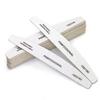 10pcs Grey Boat Shape Wooden Nail Files Sandpaper Block Pedicure Buffers  Manicure Tools