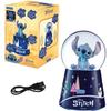 Bluetooth Speaker - Lexibook - Disney Stitch - Stitch Snow Globe - Blue - USB-C Rechargeable - Decorative Design