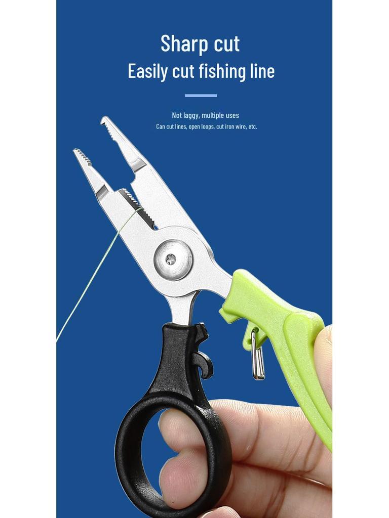 Multi-functional Fishing Scissors: Mini Portable Lure Pliers and Cutter Set