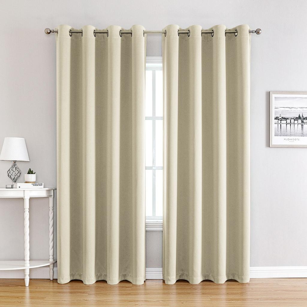 Home Decoration Living Room Bedroom Simple Multi-Color High Precision Blackout Heat Insulation Windshield Curtain Fabric