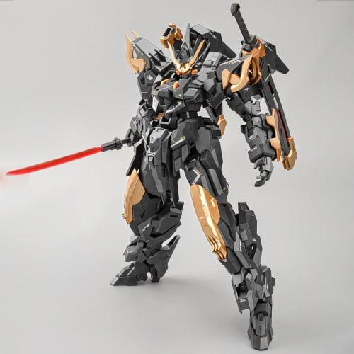 HiPlay Orange Cat Industry Black Flash Spirit War Crow Mecha 1/100 Scale Pre-Colored Plastic Model Kit