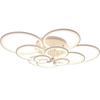 Irregular Shape LED Ceiling Light: Creative Round Fixture for Bedroom & Living Room